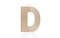 Hampton Art Wood Letter Chunky 8" D, Wooden Letters, Wood Letters, Wooden Letters Wall Decor, Large Letters 8 Inch, Small For Crafts